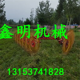 【盘锦拖拉机悬挂式搂草机指盘式搂草机图玉米秸秆牧草收获搂草机】-