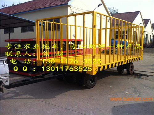 山东胡杨机械 高品质单轴农用拖车生产专家